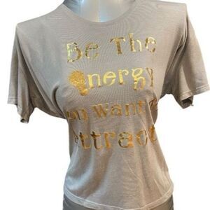 Hobby Lobby Beige Graphic Tee - Be The Energy
